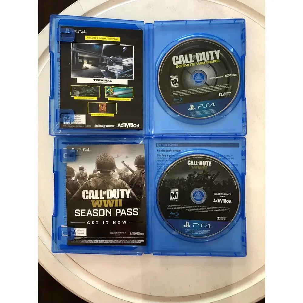 Call of Duty: WWII & Call of Duty: Infinite Warfare Sony PlayStation 4 PS4 Teste